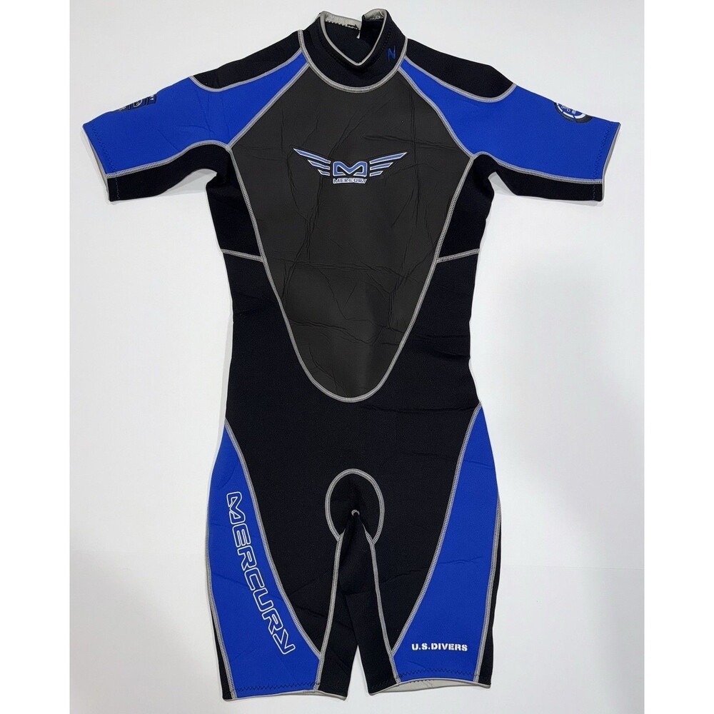 Mercury US Divers Wetsuit Adult Small Black Surfing Diving Jet Ski Watersports‎